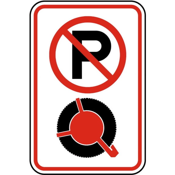 Vinyl Stickers - No Parking Violators Booted Sign G2 - Safety and Warning Warehouse Signs Stickers - 18" x 24" - 3 Pack