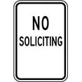 thumbnail image 1 of Vinyl Stickers - No Soliciting Sign J7 - Safety and Warning Warehouse Signs Stickers - 3.5" x 5" - 3 Pack, 1 of 5