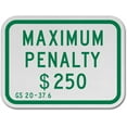 thumbnail image 1 of Vinyl Stickers - North Carolina Accessible Parking Penalty Sign - Safety and Warning Warehouse Signs Stickers - 10" x 7" - 10 Pack, 1 of 5