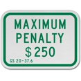 thumbnail image 1 of Vinyl Stickers - North Carolina Accessible Parking Penalty Sign - Safety and Warning Warehouse Signs Stickers - 18" x 24" - 6 Pack, 1 of 5
