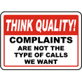 thumbnail image 1 of Vinyl Stickers - Not The Type of Calls We Want Sign - Safety and Warning Warehouse Signs Stickers - 18" x 24" - 6 Pack, 1 of 5