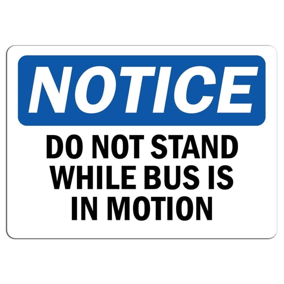 Vinyl Stickers - Notice - Contractor, Material Sign with Symbol - Safety and Warning Warehouse Signs Stickers - 24" x 30" - 3 Pack