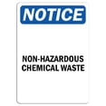 thumbnail image 1 of Vinyl Stickers - Notice - Non-Hazardous Chemical Waste Sign - Safety and Warning Warehouse Signs Stickers - 13" x 9" - 6 Pack, 1 of 5