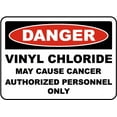 thumbnail image 1 of Vinyl Stickers - OSHA Vinyl Chloride May Cause Cancer Sign - Safety and Warning Warehouse Signs Stickers - 24" x 30" - 3 Pack, 1 of 5