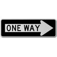 thumbnail image 1 of Vinyl Stickers - One Way Right Sign Q4 - Safety and Warning Warehouse Signs Stickers - 13" x 9" - 6 Pack, 1 of 5