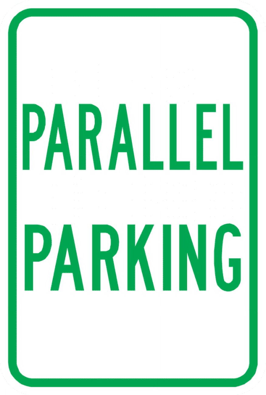 Vinyl Stickers - PS-44-Parallel Parking Sign - Safety and Warning ...