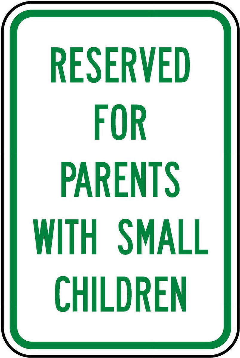 Parents Coming Sign Vinyl Stickers - Parents with Small Children Sign - Safety and Warning ...
