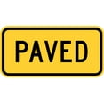 thumbnail image 1 of Vinyl Stickers - Paved (Plaque) - Safety and Warning Warehouse Signs Stickers - 24" x 30" - 6 Pack, 1 of 5