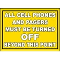 thumbnail image 1 of Vinyl Stickers - Phones and Pages Must Be Off Sign - Safety and Warning Warehouse Signs Stickers - 24" x 30" - 3 Pack, 1 of 5