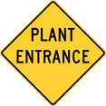 thumbnail image 1 of Vinyl Stickers - Plant Entrance, Delaware - Safety and Warning Warehouse Signs Stickers - 3.5" x 5" - 3 Pack, 1 of 5