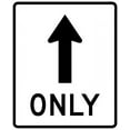 thumbnail image 1 of Vinyl Stickers - R3-5a-Mandatory Movement Lane Control Sign - Safety and Warning Warehouse Signs Stickers - 13" x 9" - 6 Pack, 1 of 5