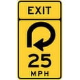 thumbnail image 1 of Vinyl Stickers - Ramp Speed Advisory Z9 - Safety and Warning Warehouse Signs Stickers - 10" x 7" - 3 Pack, 1 of 5