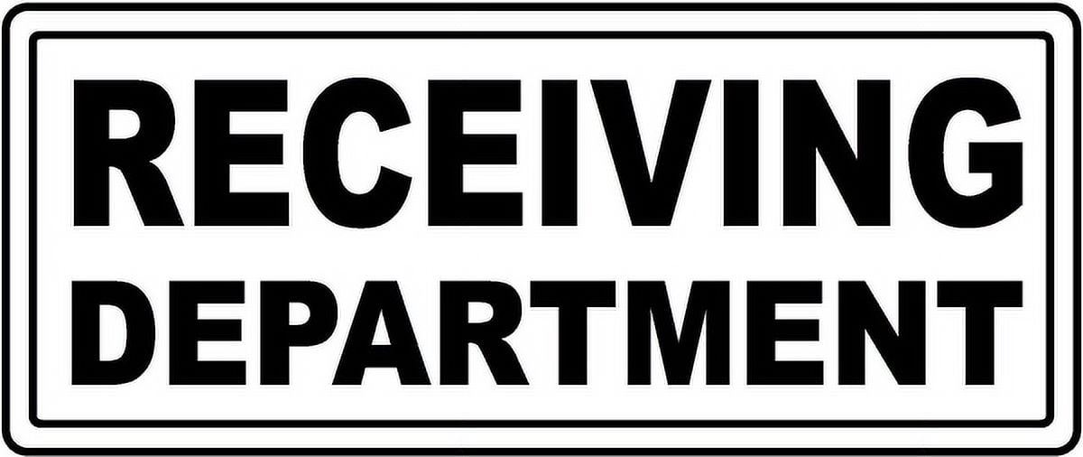 Receiving Unit Sticker Vinyl Stickers - Receiving Department Sign - Safety and Warning ...