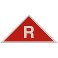 thumbnail image 1 of Vinyl Stickers - Red/White NJ Roof Truss Sign - Safety and Warning Warehouse Signs Stickers - 24" x 30" - 10 Pack, 1 of 5