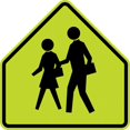 thumbnail image 1 of Vinyl Stickers - S1-1-School Sign - Safety and Warning Warehouse Signs Stickers - 18" x 24" - 6 Pack, 1 of 5