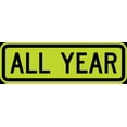 thumbnail image 1 of Vinyl Stickers - S4-7P-All Year Sign - Safety and Warning Warehouse Signs Stickers - 10" x 7" - 10 Pack, 1 of 5