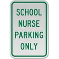 thumbnail image 1 of Vinyl Stickers - School Nurse Parking Only Sign - Safety and Warning Warehouse Signs Stickers - 24" x 30" - 10 Pack, 1 of 5