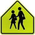 thumbnail image 1 of Vinyl Stickers - School Zone Sign - Safety and Warning Warehouse Signs Stickers - 13" x 9" - 10 Pack, 1 of 5