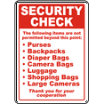 thumbnail image 1 of Vinyl Stickers - Security Check List Sign - Safety and Warning Warehouse Signs Stickers - 3.5" x 5" - 10 Pack, 1 of 5