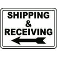 thumbnail image 1 of Vinyl Stickers - Shipping & Receiving (Left Arrow) Sign - Safety and Warning Warehouse Signs Stickers - 3.5" x 5" - 10 Pack, 1 of 5