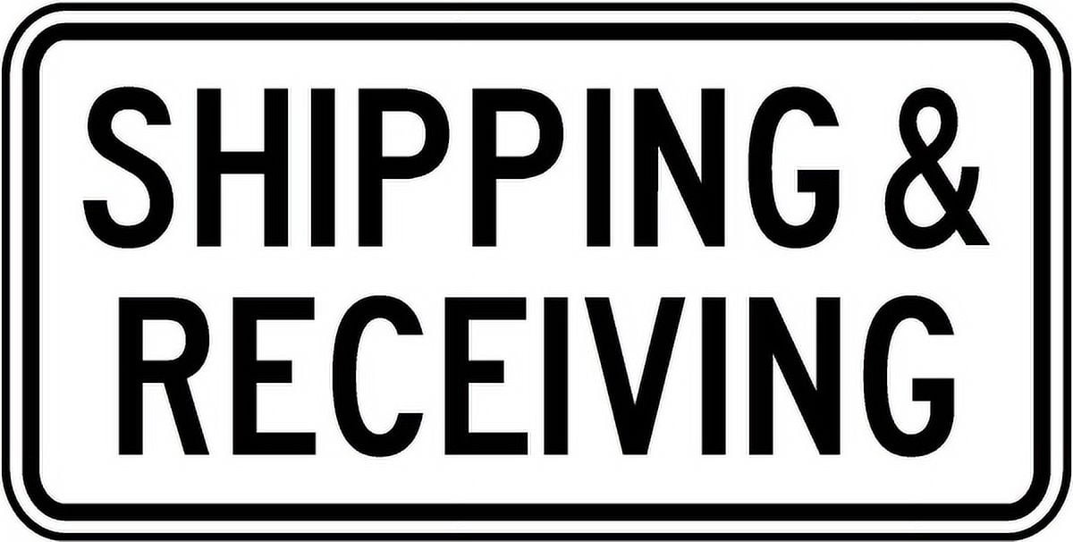Receiving Unit Sticker Vinyl Stickers - Shipping & Receiving Sign J1 - Safety and Warning ...