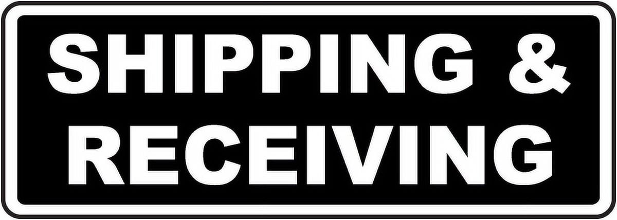 Receiving Unit Sticker Vinyl Stickers - Shipping & Receiving Sign J2 - Safety and Warning ...