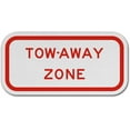 thumbnail image 1 of Vinyl Stickers - Tow Away Zone Sign R4 - Safety and Warning Warehouse Signs Stickers - 13" x 9" - 6 Pack, 1 of 5