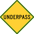 thumbnail image 1 of Vinyl Stickers - Underpass, New York State - Safety and Warning Warehouse Signs Stickers - 24" x 30" - 6 Pack, 1 of 5