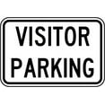 thumbnail image 1 of Vinyl Stickers - Visitor Parking Sign 1 - Safety and Warning Warehouse Signs Stickers - 18" x 24" - 6 Pack, 1 of 5