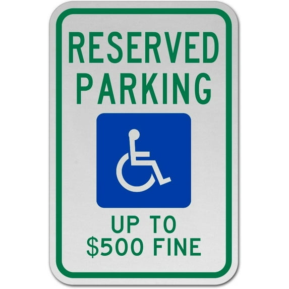 Vinyl Stickers - West Virginia Accessible Sign - Safety and Warning Warehouse Signs Stickers - 24" x 30" - 10 Pack