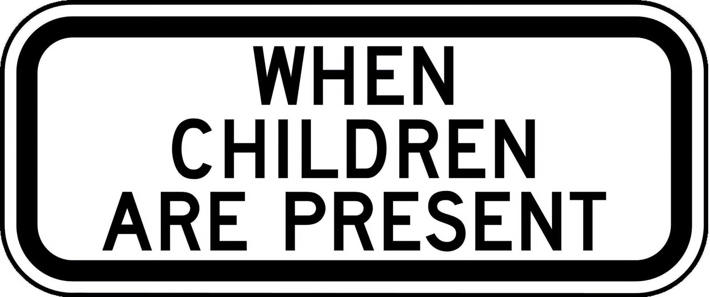Vinyl Stickers When Children are Present (Plaque Safety and Warning