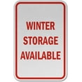 thumbnail image 1 of Vinyl Stickers - Winter Storage Available Sign - Safety and Warning Warehouse Signs Stickers - 18" x 24" - 6 Pack, 1 of 5