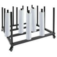 thumbnail image 1 of Vinyl Storage Cart Mobile Rack, 16 Roll Capacity Vinyl Roll Holder, Vinyl Rolling Floor Rack, File Roll Storage Cart Mobile Storage Cart Rack, 1 of 8