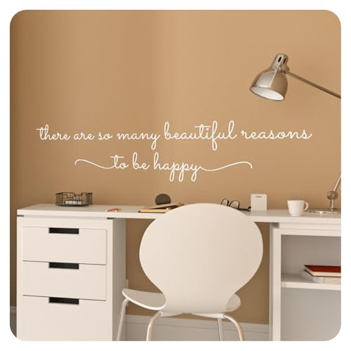 My Vinyl Story - The Best View - Inspirational Motivational Wall Decal Sticker Quote Art Decor Saying for Home Office Gym Classroom Bedroom Daily Positive Affirmation, Removable (White, 35x10 inches)