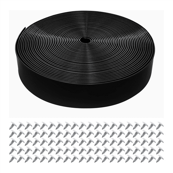 Vinyl Straps for Patio Chair Repair Kit 2in Wide 20 Ft Long Replacement Straps 20 Rivets for Chaise Lounge Repair Black,1 roll * 20 Ft Long Replacement Straps 20 * Free Rivets,Black