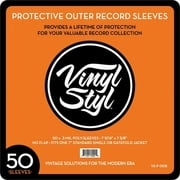 Vinyl Styl - 45 RPM Vinyl Record Protective Outer Sleeves (Walmart Exclusive) - Vinyl