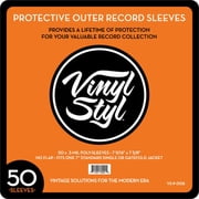 Vinyl Styl - 45 RPM Vinyl Record Protective Outer Sleeves (Walmart Exclusive) - Vinyl