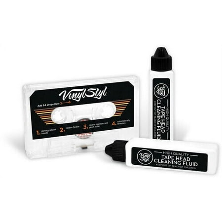 Vinyl Styl Cassette Tape Deck Cleaner and Demagnetizer for Audio Players and Cars