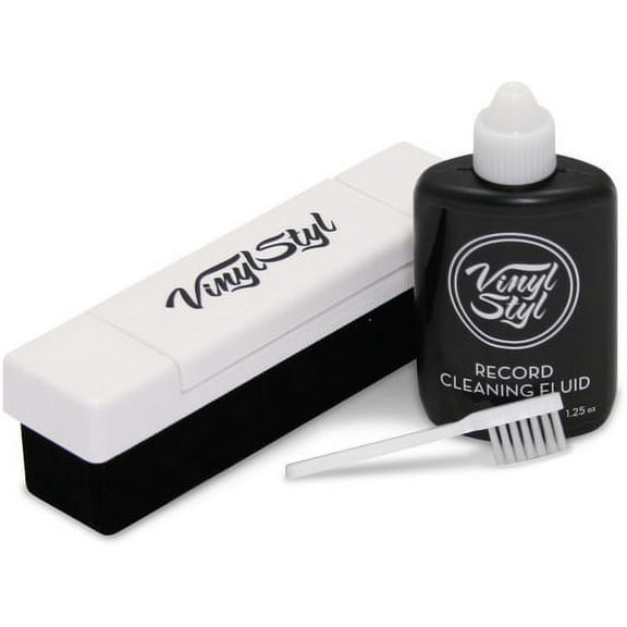 Vinyl Styl LP Vinyl Record Electronic Cleaning Kit with Cleaning Pad, 1.25 Oz Cleaning Fluid