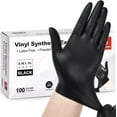 thumbnail image 1 of Vinyl Synthetic Exam Gloves, 4 Mil, Latex Free Disposable Gloves for Medical, Cooking, Cleaning, and Food Prep, 1 of 4