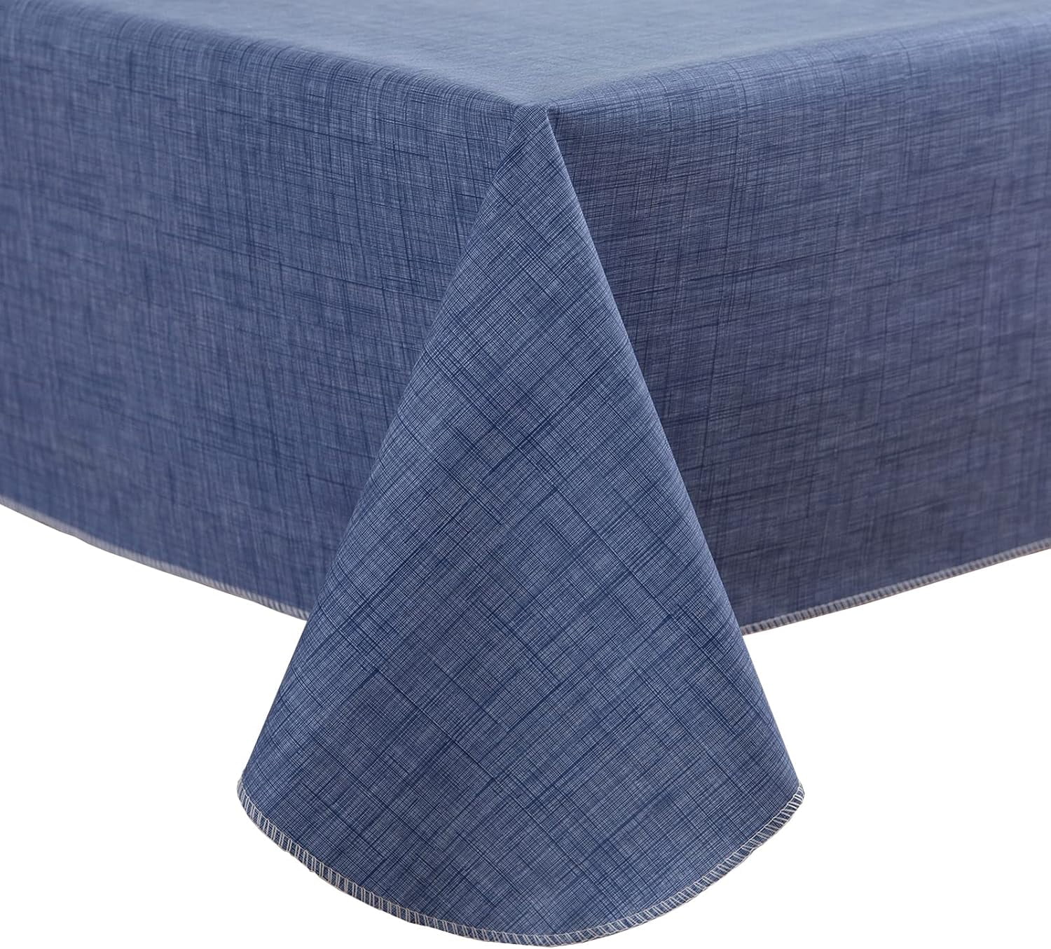 Waterproof Vinyl Tablecloth With Flannel Back - 60x84 Inch Rectangle, Oil & Stain Resistant - View #12