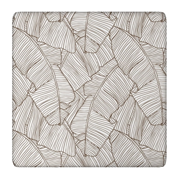 Vinyl Tablecloth Square Abstract Retro Plaid Style, Waterproof Elastic Fitted, Backed for Indoor Outdoor Dining Table