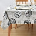 thumbnail image 1 of Vinyl Tablecloths for Rectangle Tables Reusable PVC Waterproof Plastic Table Cloth Oilcloth Long Tablecloth for Baby ShowerSpillproof Wipeable Table Cover 60 x 108 Beige Floral Bird, 1 of 6