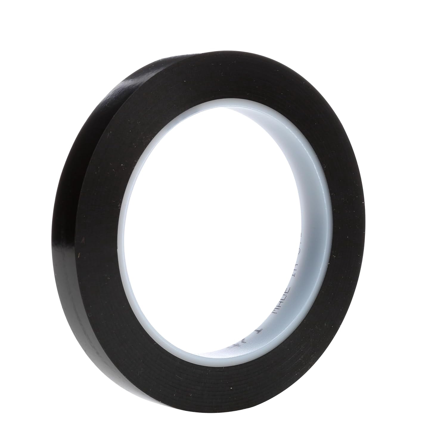 Vinyl Tape 471, 1/4 in x 36 yd, Black, 1 Roll, Black Floor Tape, Paint Alternative for Floor Marking, Social Distancing, Color Coding, Safety Marking