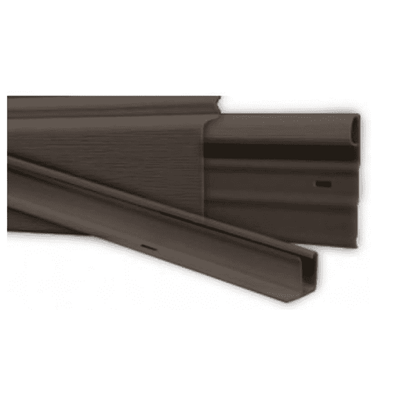 Vinyl Skirting Underpinning Brown Trim Kit, 10 Pack, 70" Pieces, Over 58 Ft Includes Spikes and Screws!