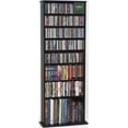 thumbnail image 1 of Leslie Dame CDV-500BLK Multimedia storage rack- Black, 1 of 3