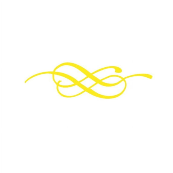 Vinyl Wall Accent Decals - Medium - Yellow