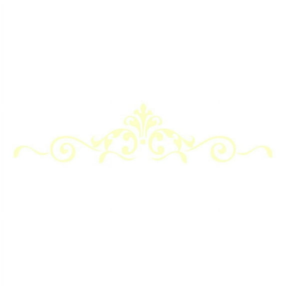 Vinyl Wall Accent Designs - Large - Ivory