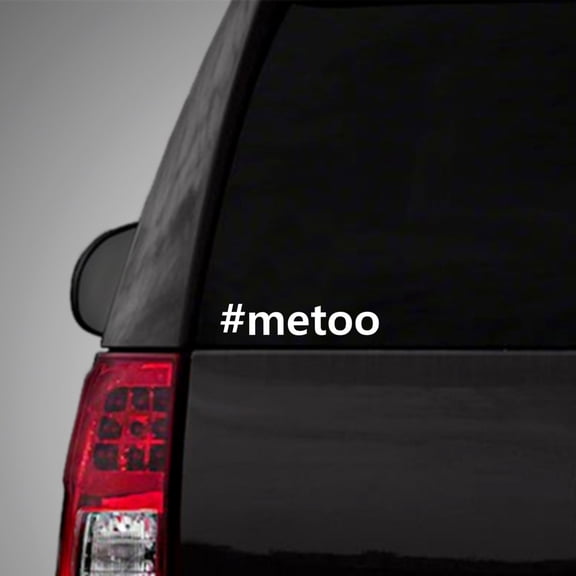 Vinyl Wall Art Decal - Me Too - 2" x 10" - Women’s Inspirational Empowerment Quote - Indoor Outdoor Home Bedroom Car Bumper Sticker Laptop Window Luggage Computer Work Office Workplace Decor