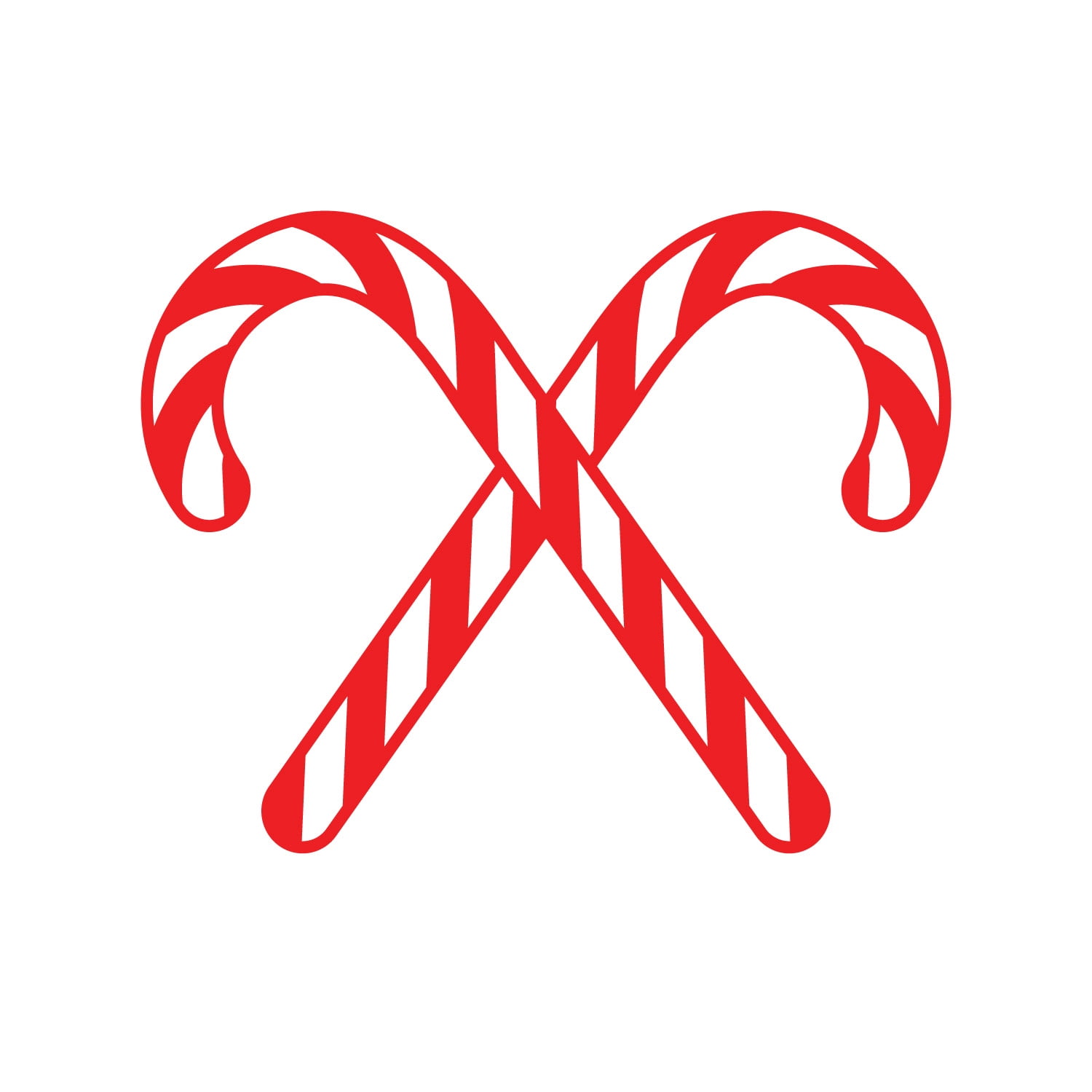 Vinyl Wall Art Decal Christmas Candy Cane Vinyl Wall Art Decal 23